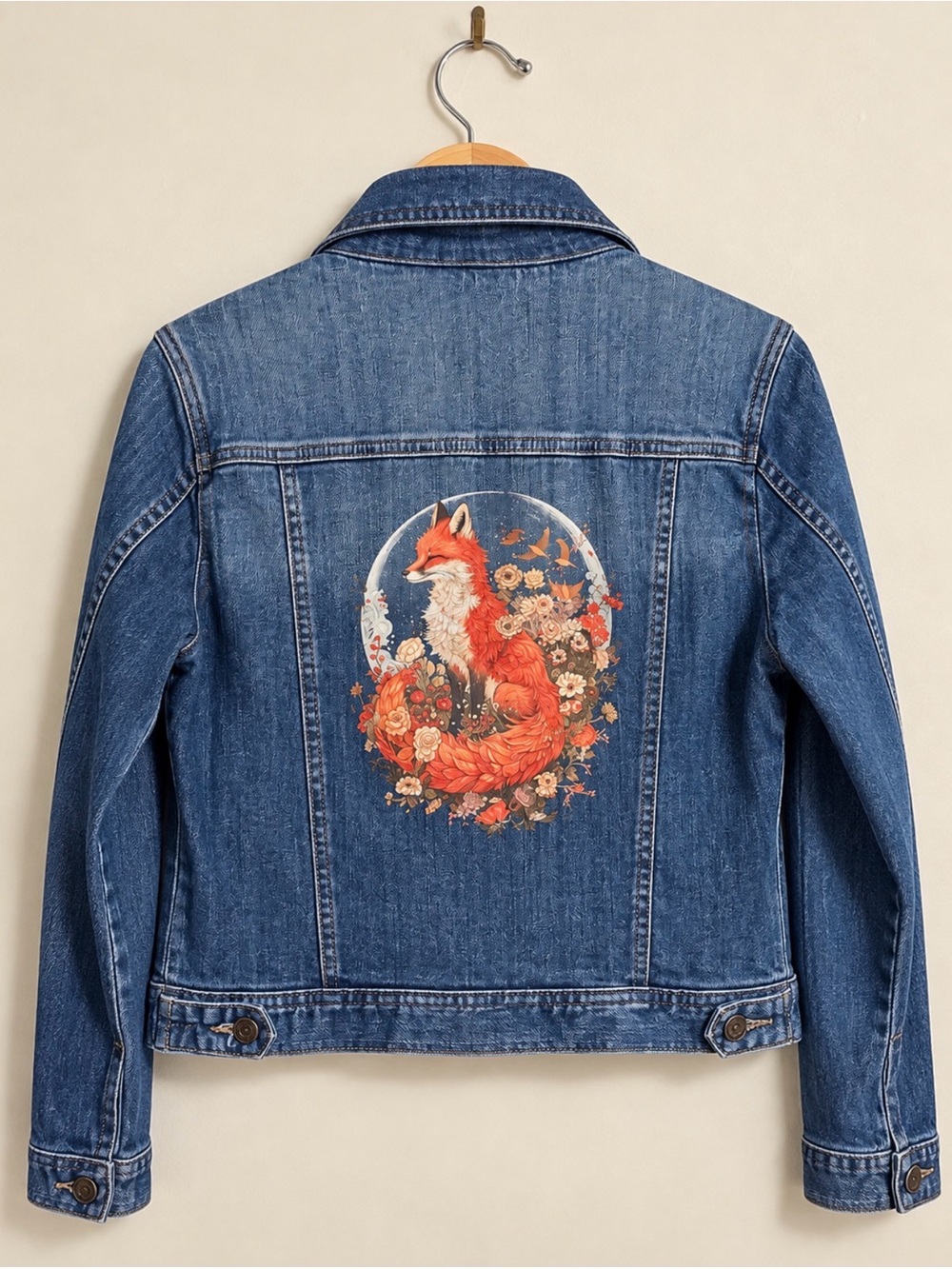 I Love H81 (Forever 21) | Large (see measurements) | Fall Fox Sherpa Lined 🦊